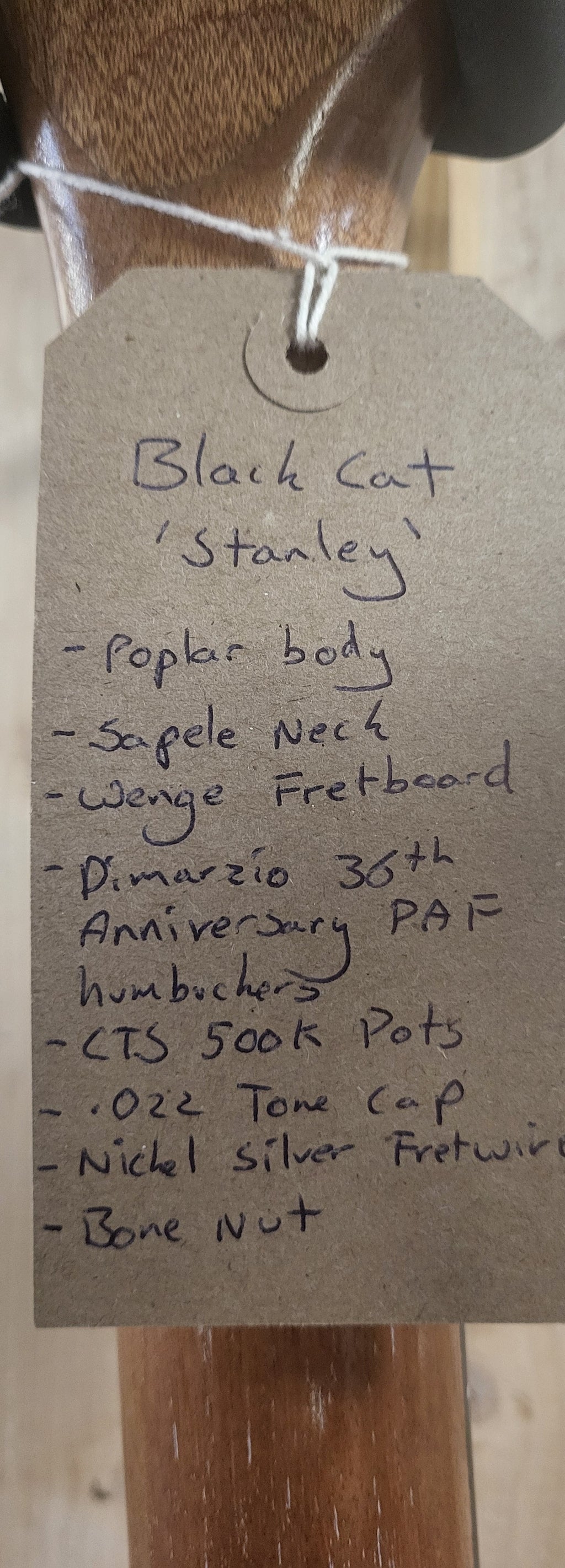 Black Cat Guitar 'Stanley'