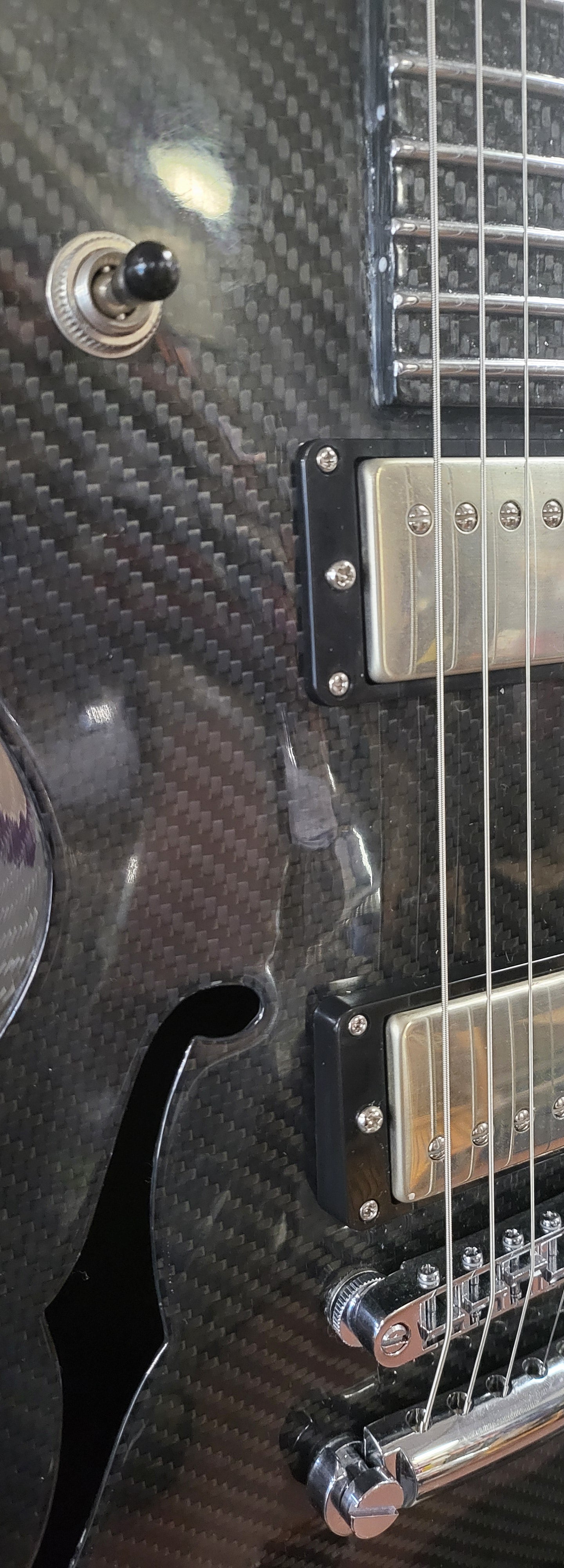 FL One off carbon fibre guitar