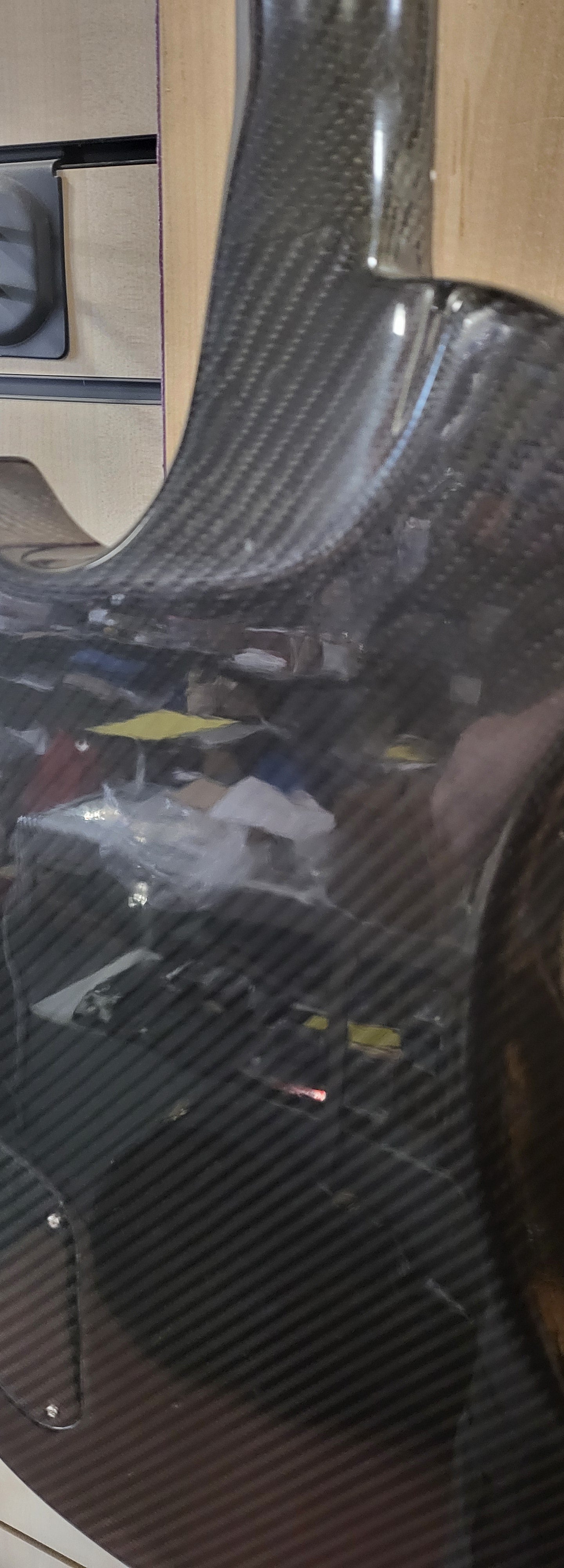 FL One off carbon fibre guitar