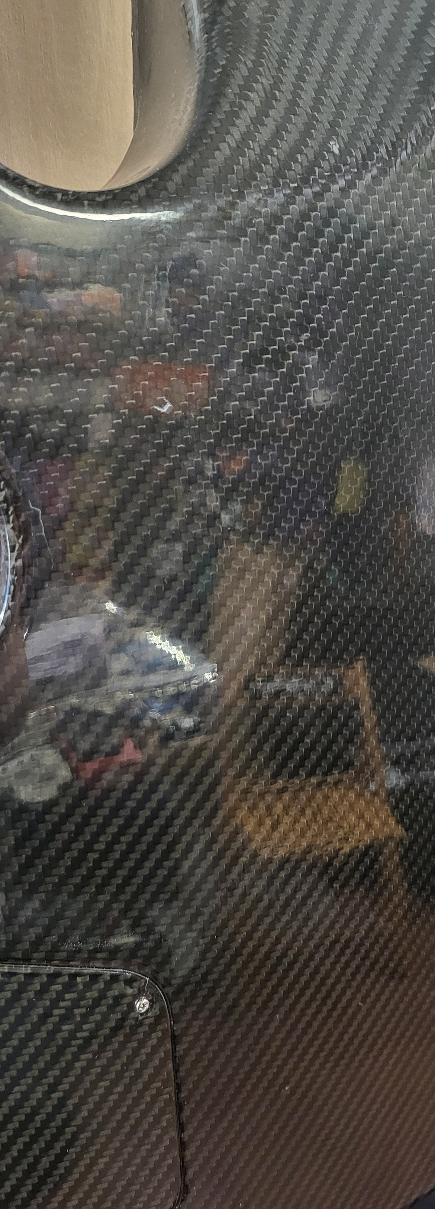 FL One off carbon fibre guitar