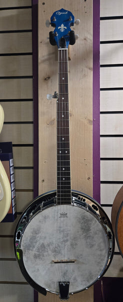 Ozark 5 String Banjo Blue