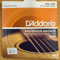 D'ADDARIO EJ15 PHOSPHOR BRONZE 10-47 EXTRA LIGHT SET
