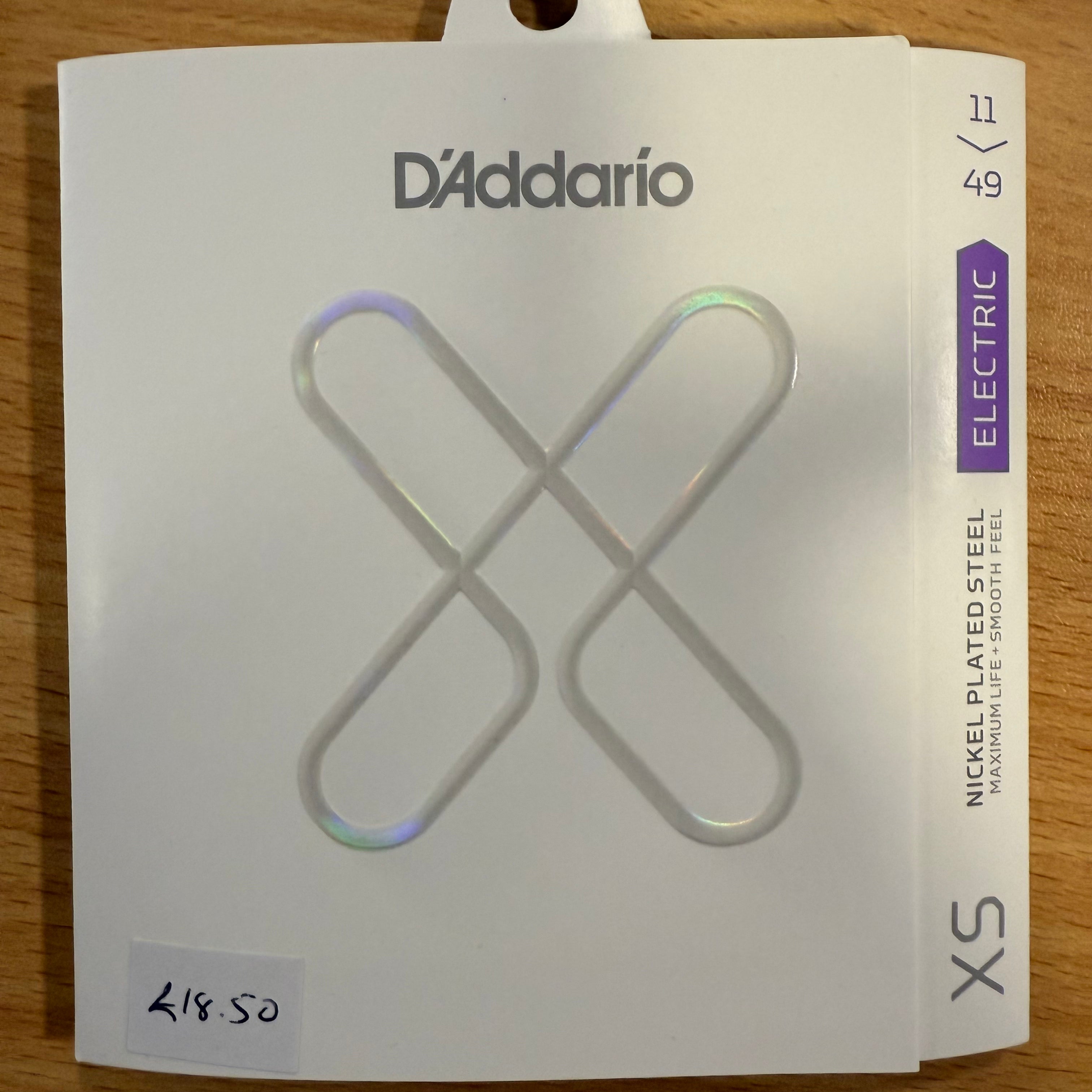 D'ADDARIO XS NICKEL COATED11-49 MEDIUM GAUGE ELECTRIC GUITAR STRINGS