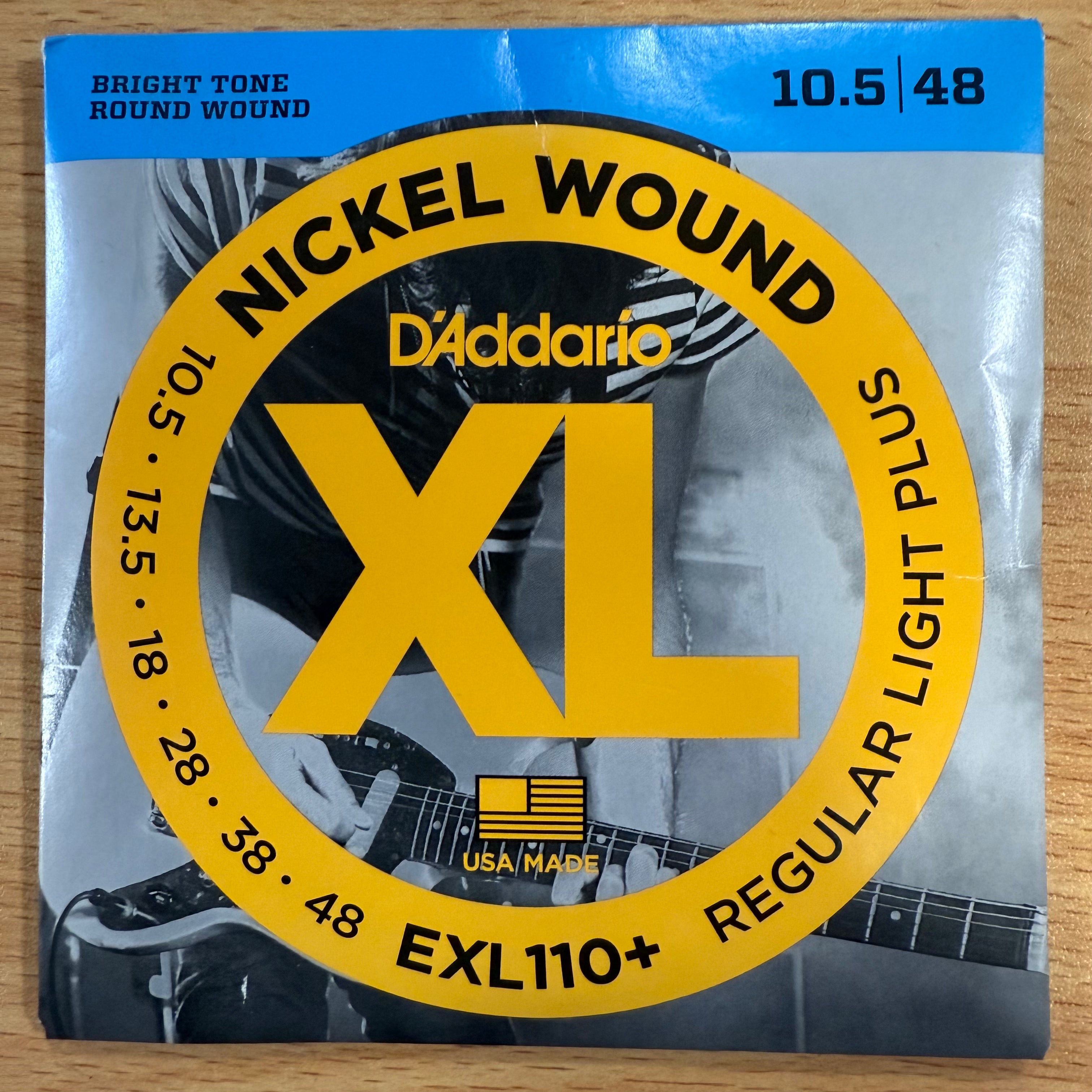 D'ADDARIO XL EXL110+ 10.5-48 REGULAR LIGHT PLUS SET