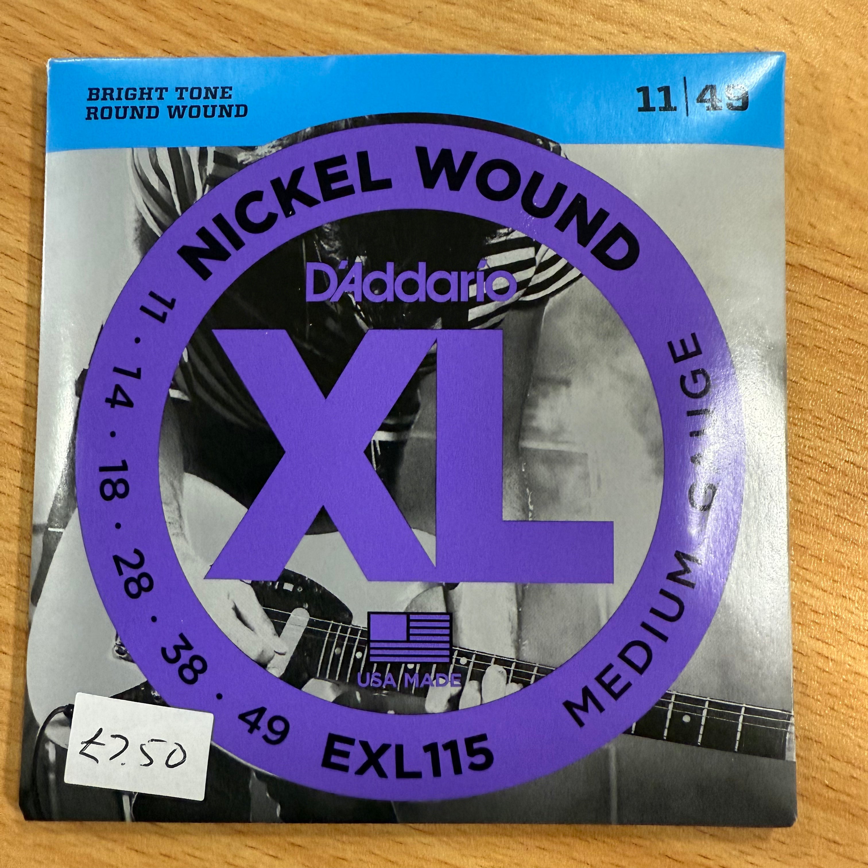 D'ADDARIO XL 11-49 BLUES/JAZZ ROCK SET