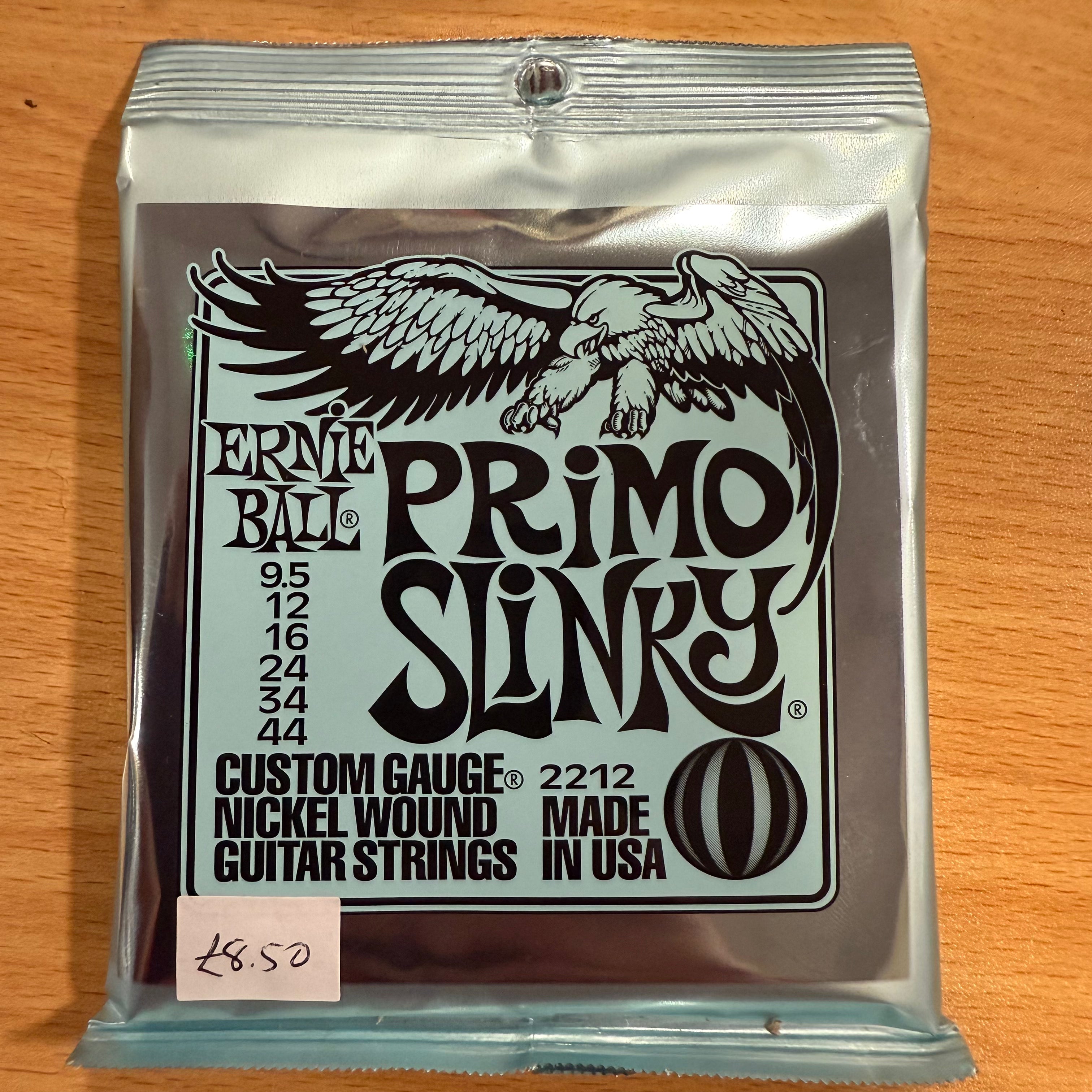 Ernie Ball Primo Slinky 2212 Nickel Guitar Strings Set, 9.5-44