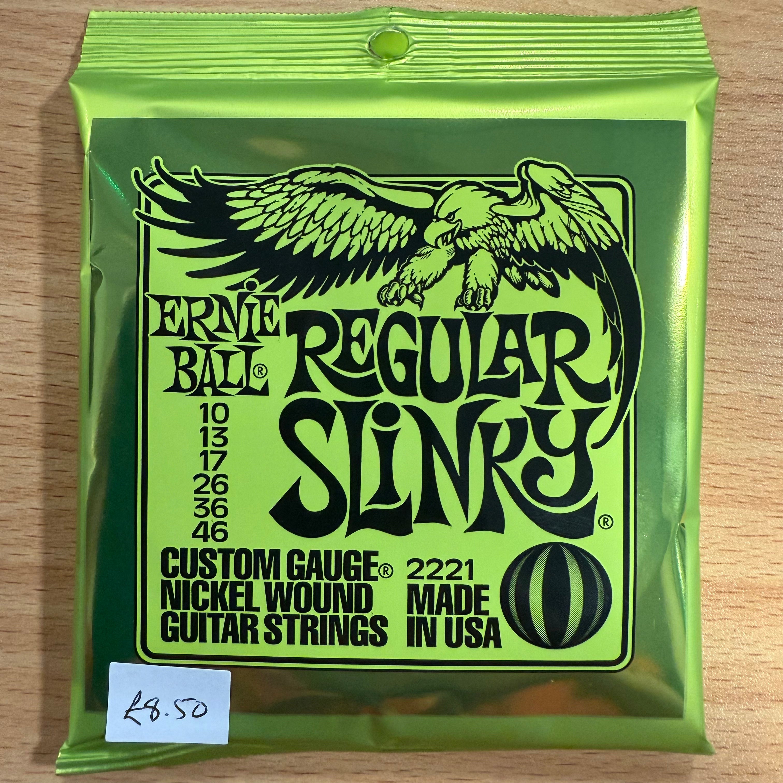 Ernie Ball Regular Slinky 2221 Nickel Electric Guitar Strings 10-46