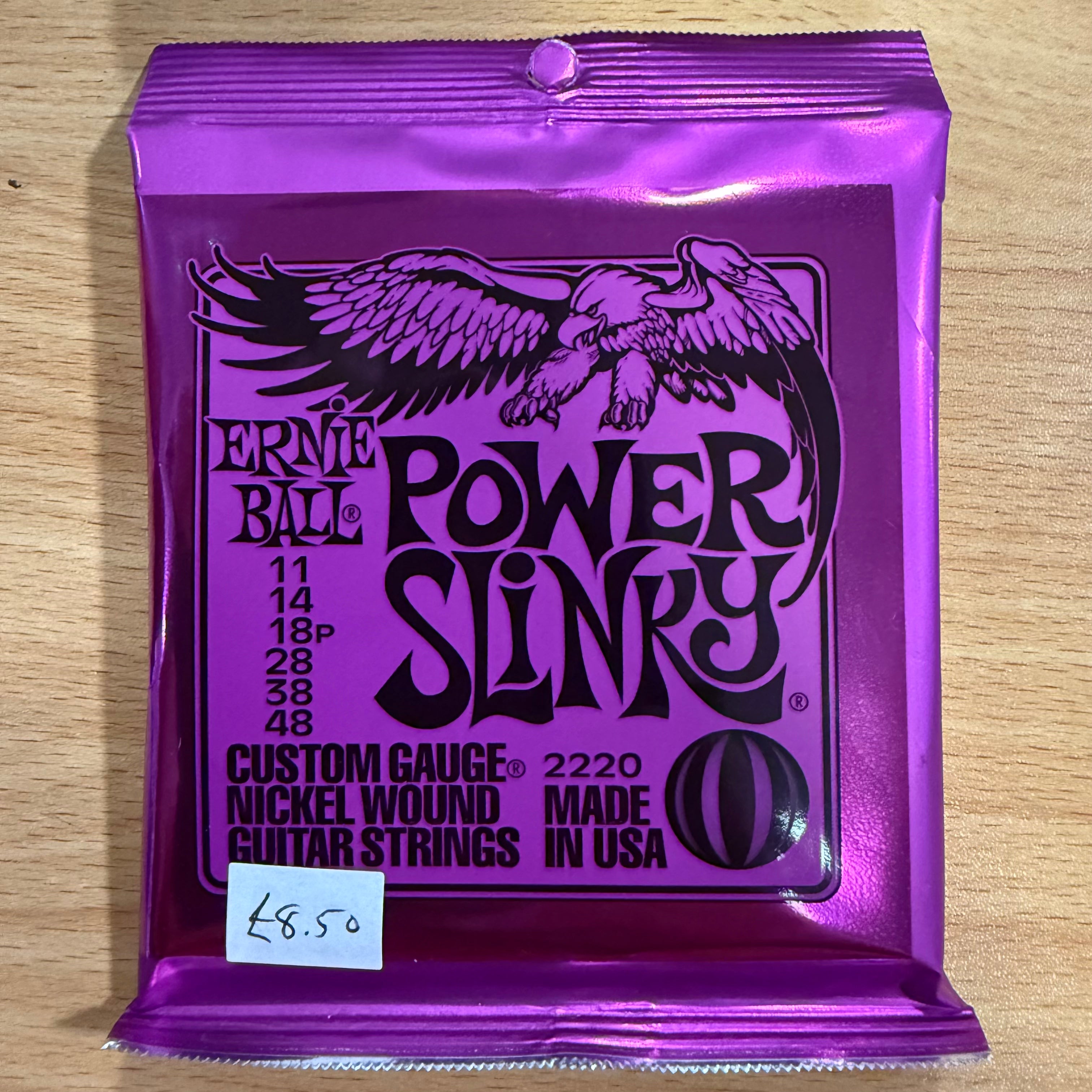 Ernie Ball Power Slinky 2220 Nickel Guitar Strings 11 - 48