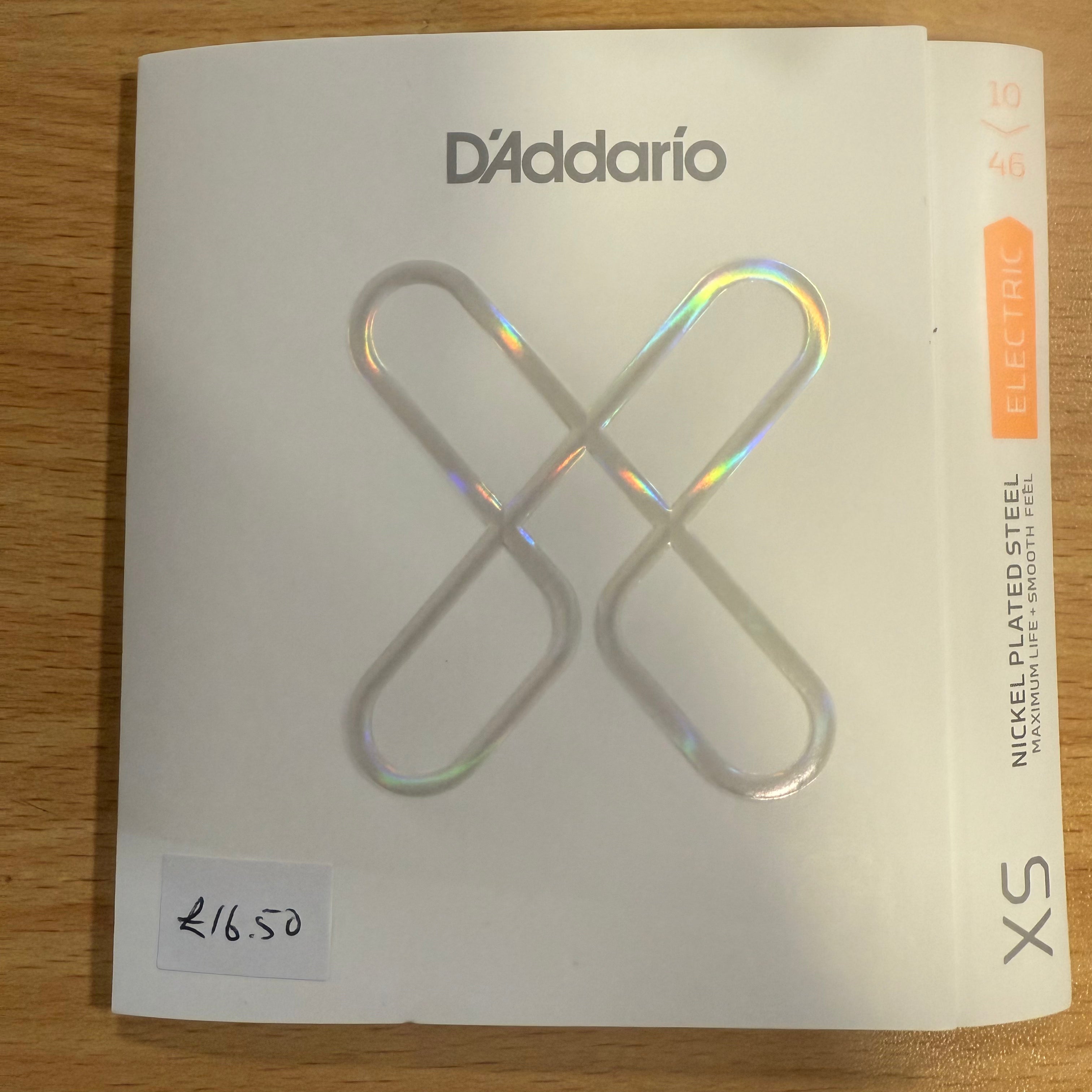 D'Addario XSE1046 XS Nickel Coated Electric Strings, 10-46