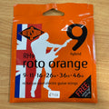 Rotosound RH9 Roto Orange Hybrid Nickel Guitar Strings, 09-46