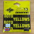 Rotosound R10 ROTO Yellows Nickel Wound 10-46 Electric Guitar Strings, Regular