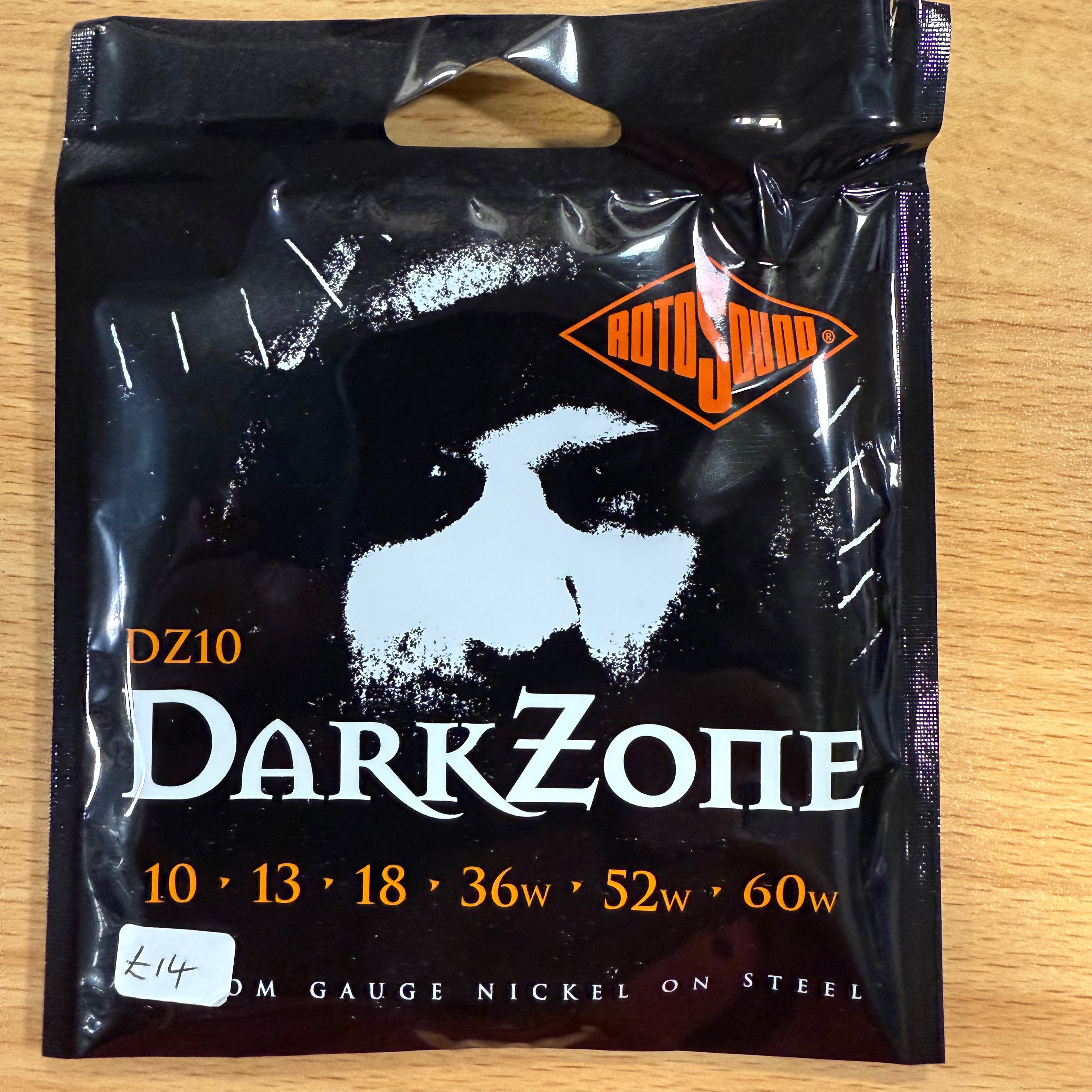 Rotosound DZ10 Dark Zone Nickel Wound 10-60 Electric Guitar Strings