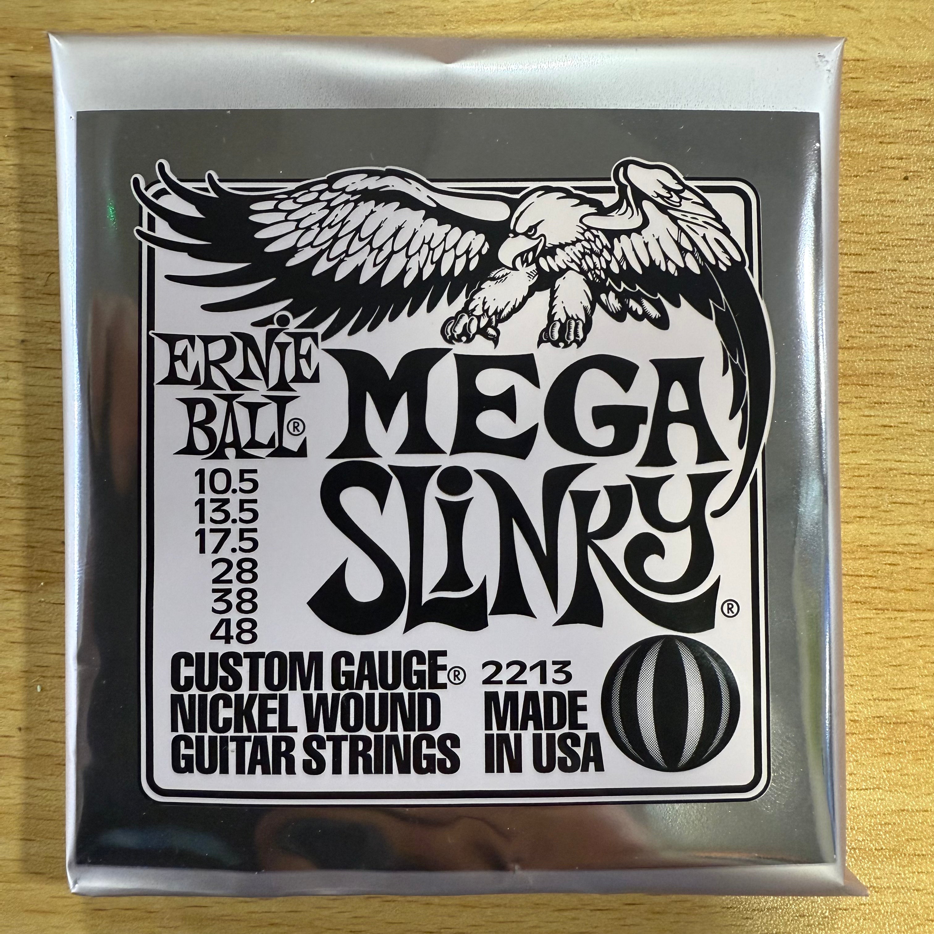 Ernie Ball 2213 Mega Slinky 10.5-48 Electric Guitar Strings