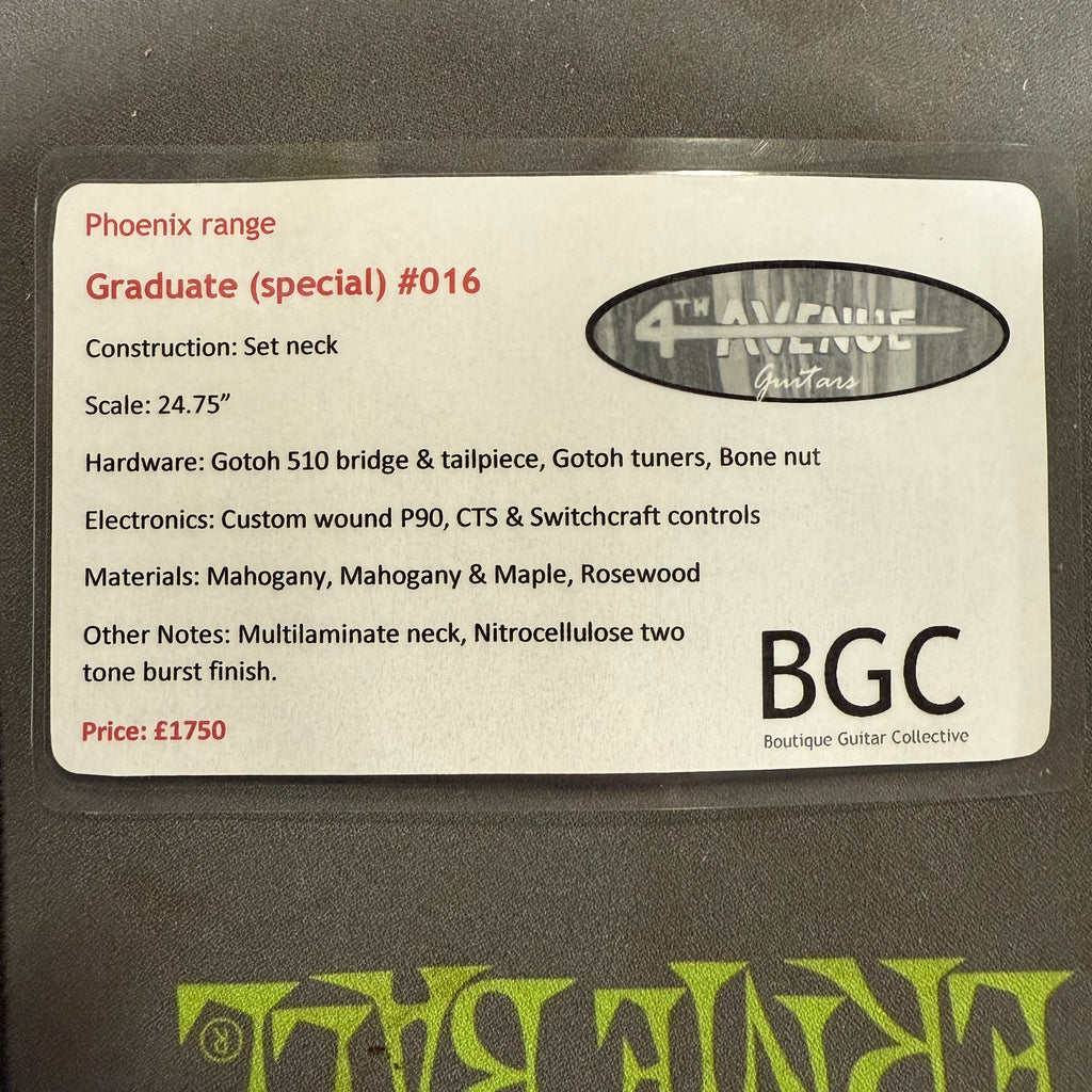 4th Avenue Guitars Graduate (Special)