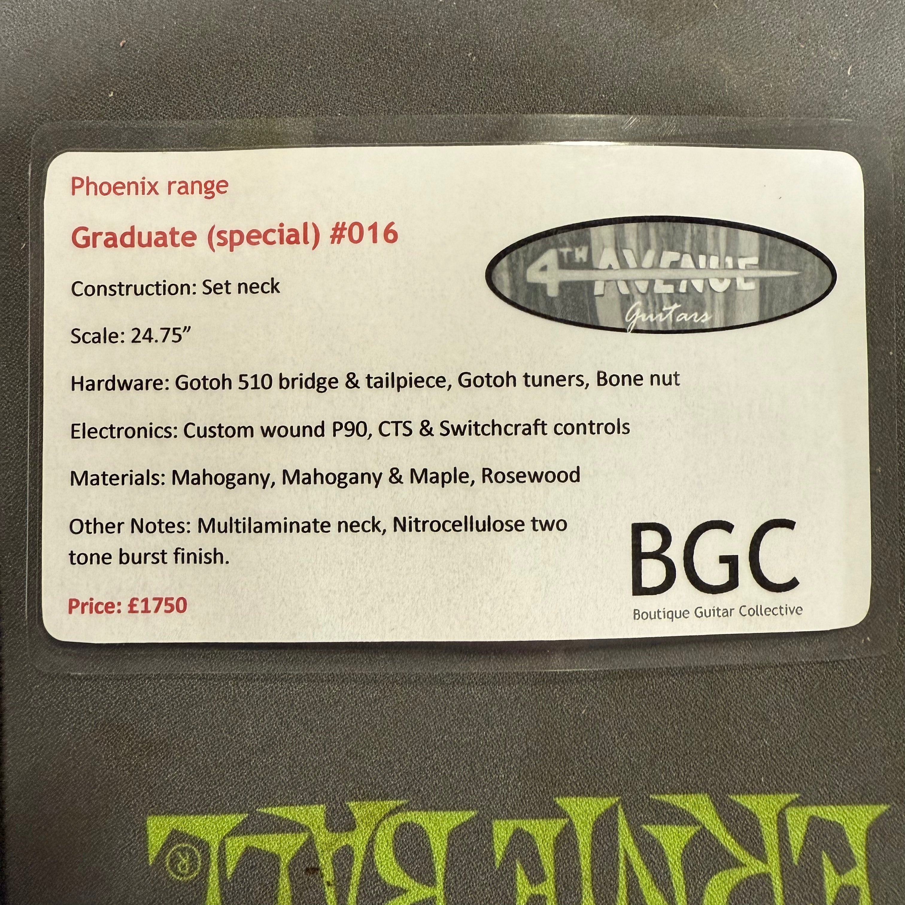 4th Avenue Guitars Graduate (Special)