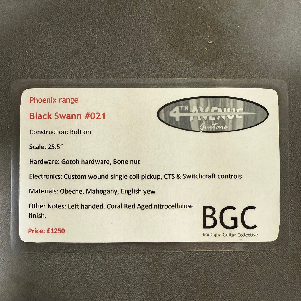 4th Avenue Guitar.  Lefty!