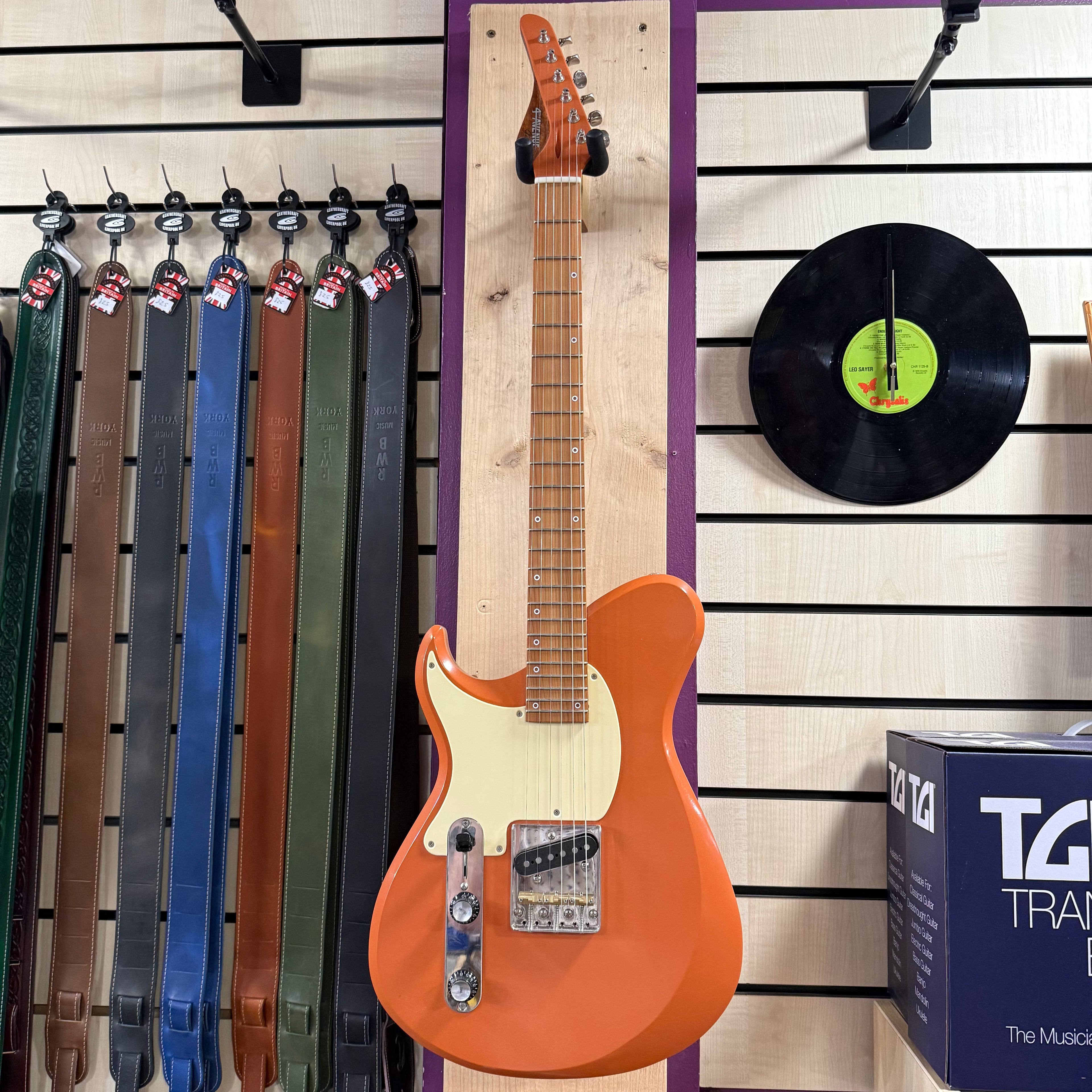 4th Avenue Guitar.  Lefty!