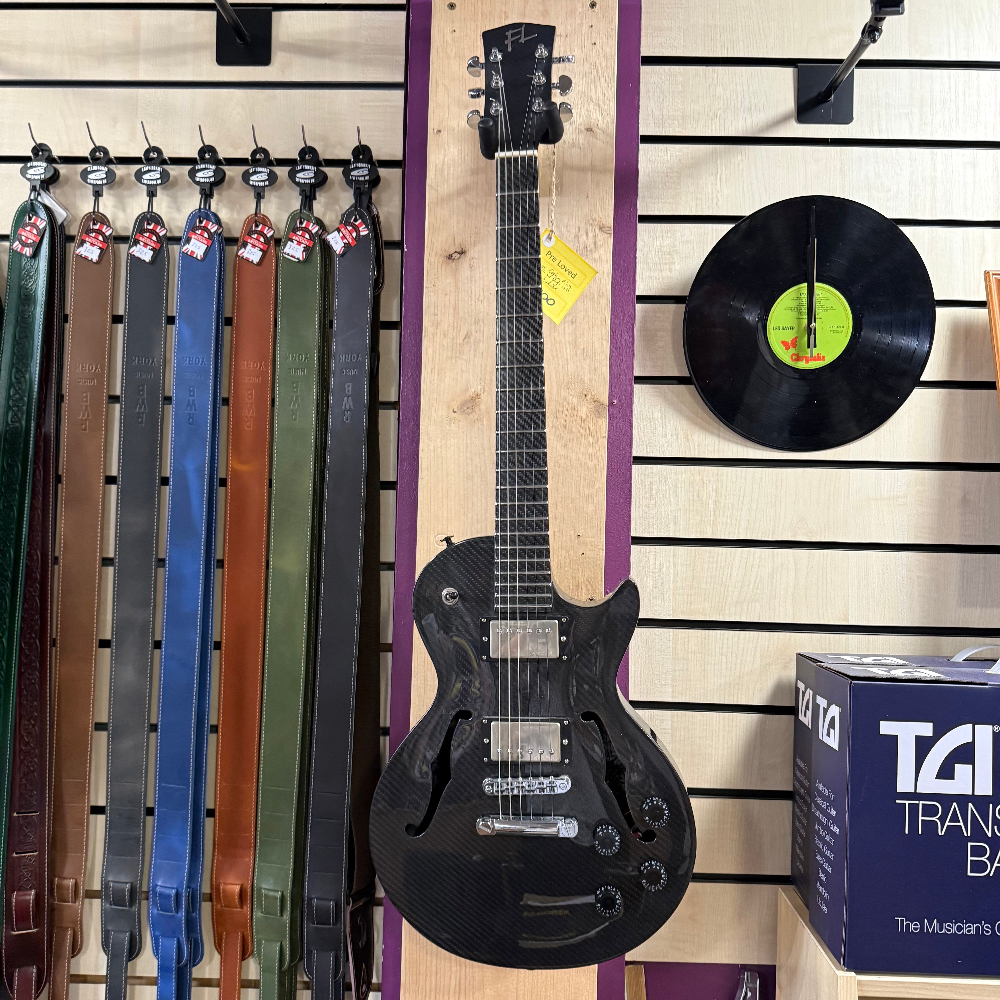FL One off carbon fibre guitar