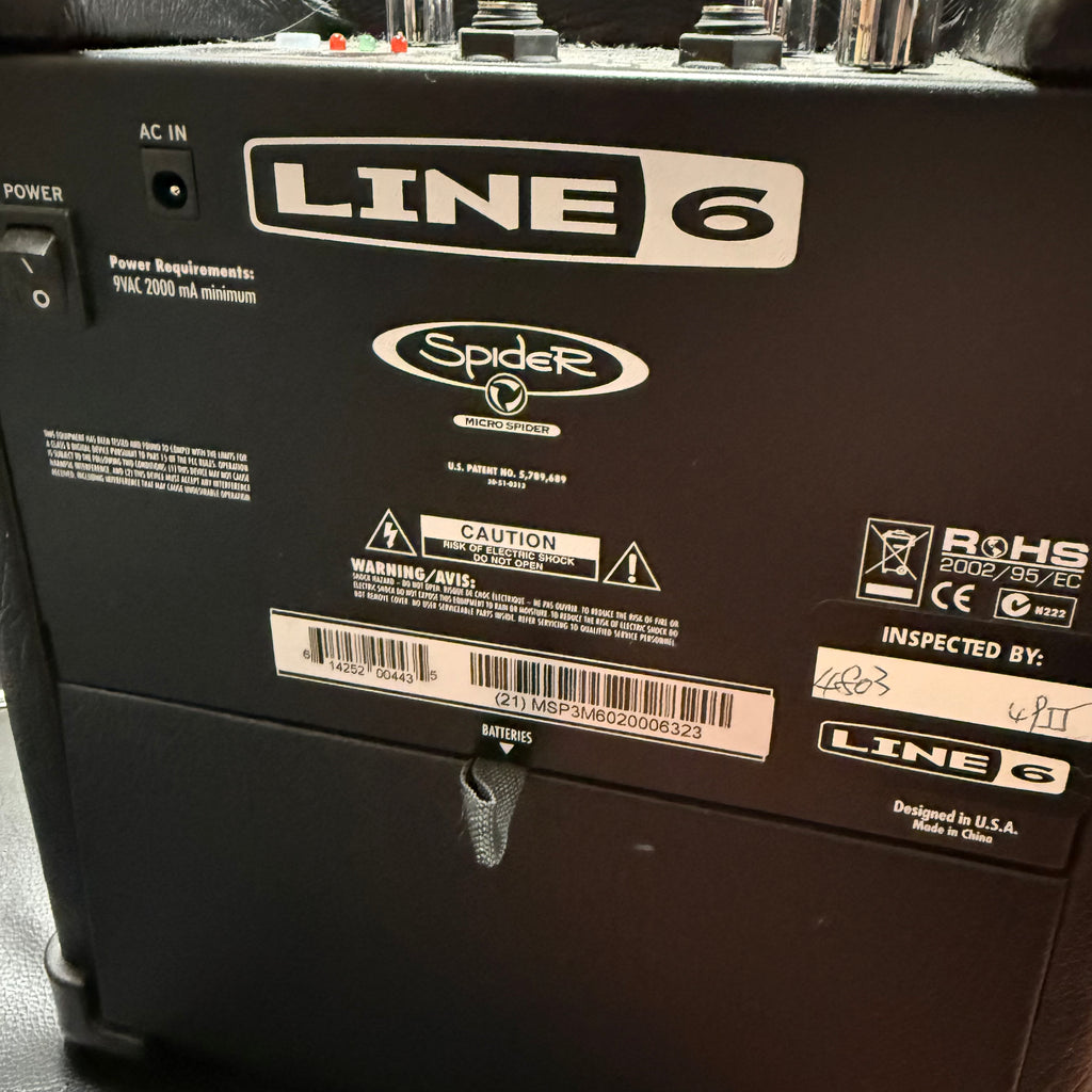 Line 6 Micro and Footswitch Pre-Loved (No PowerSupply)