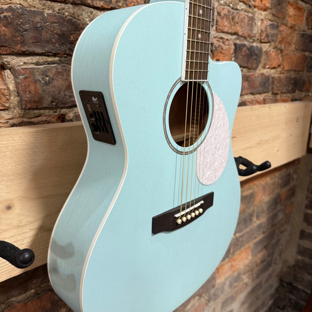 Cort Jade Classic Electro Acoustic, Sky Blue Open Pore