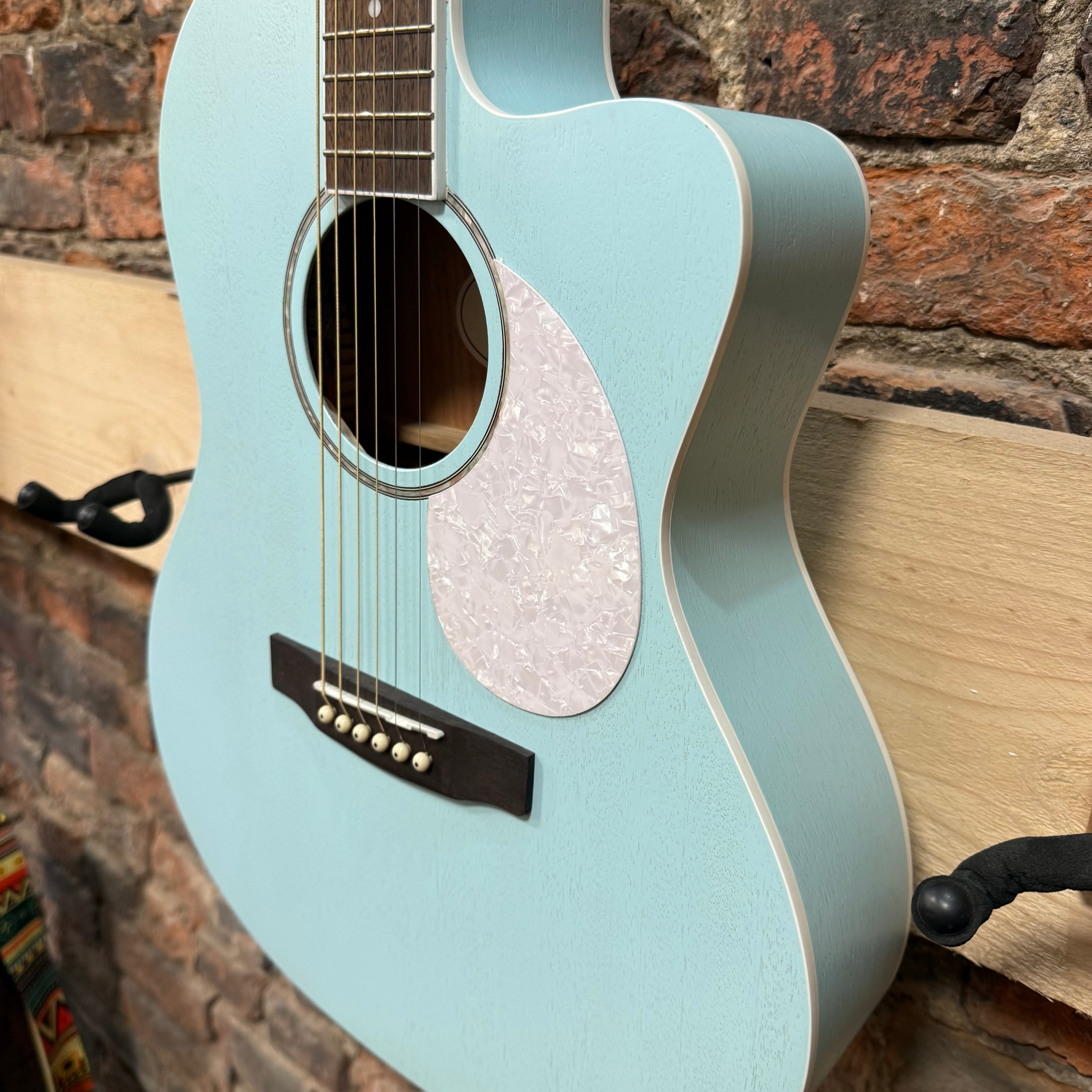 Cort Jade Classic Electro Acoustic, Sky Blue Open Pore