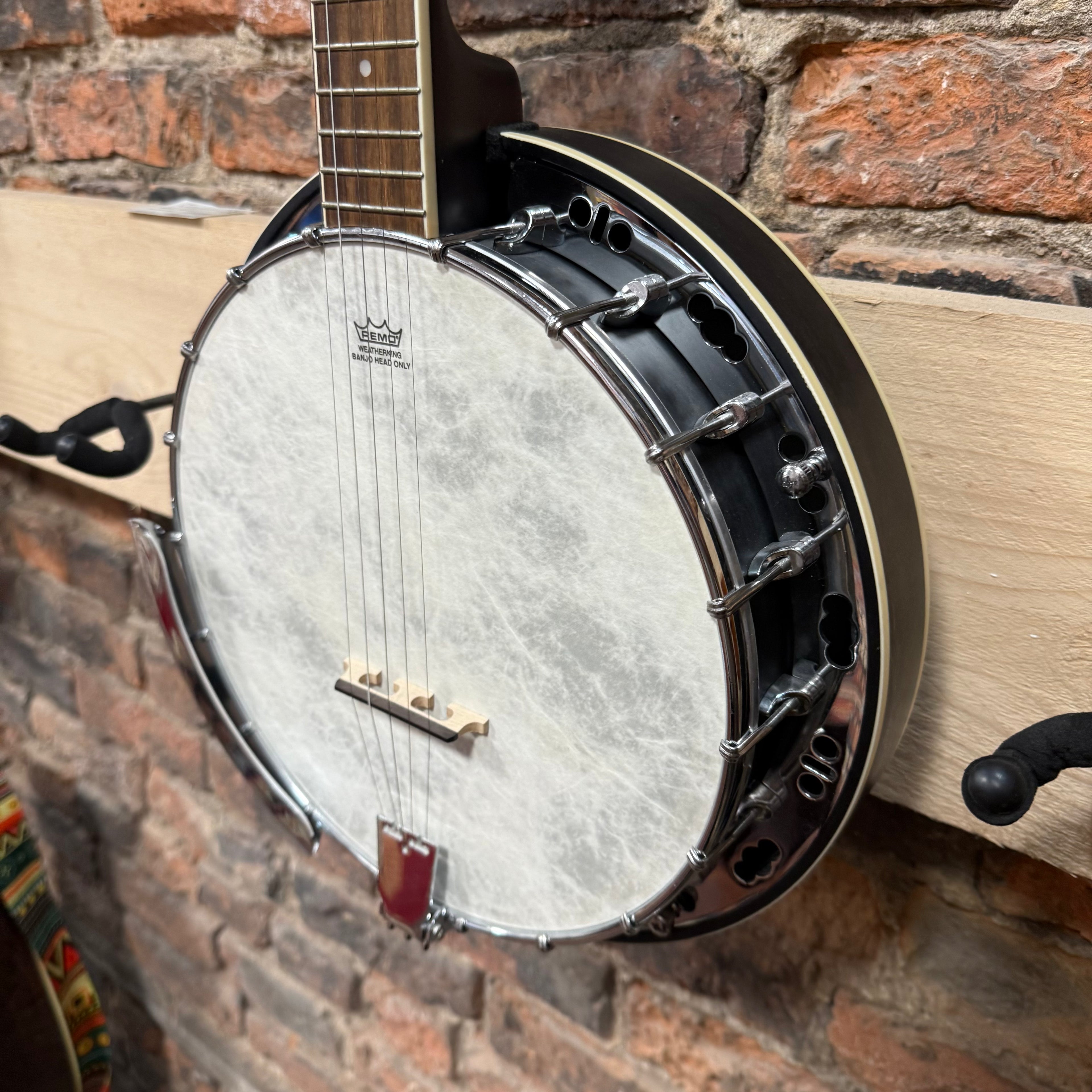 Ozark 5 String Banjo Black