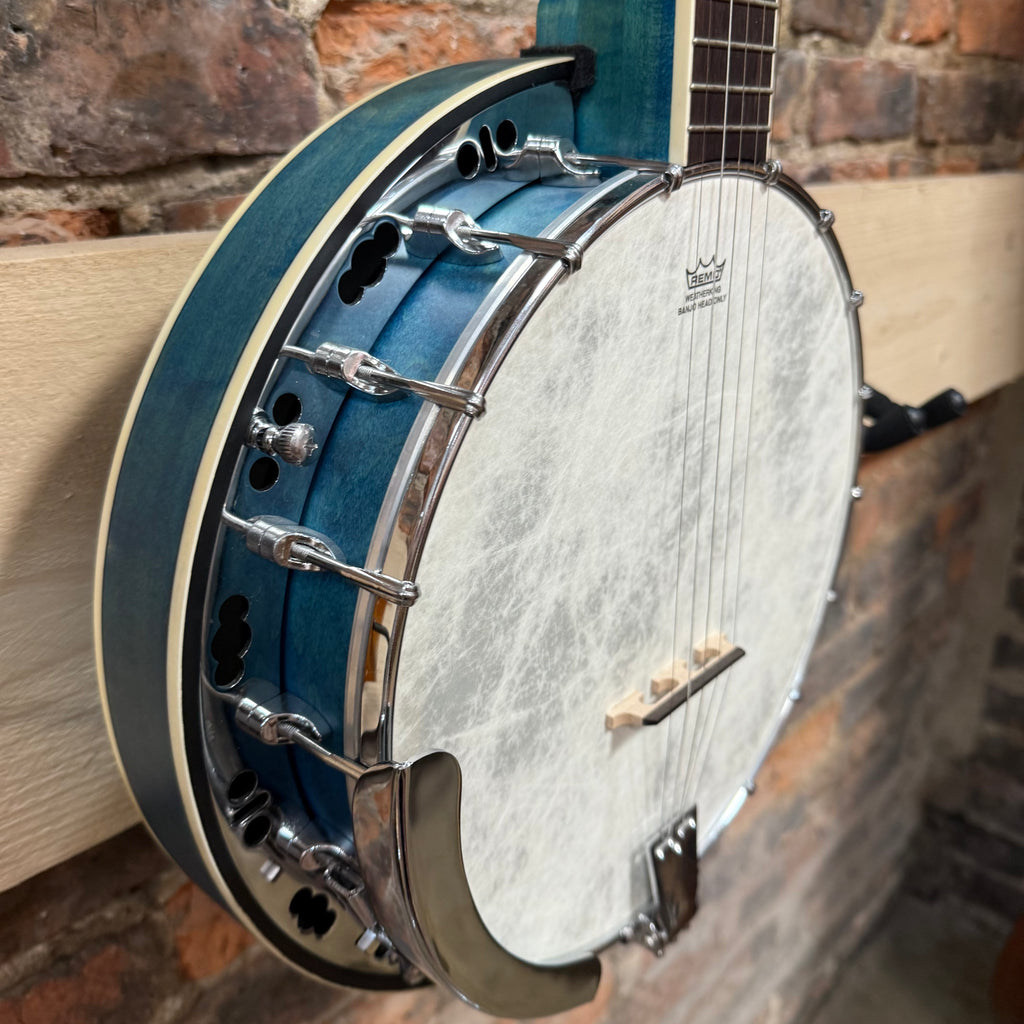 Ozark 5 String Banjo 2306G Blue