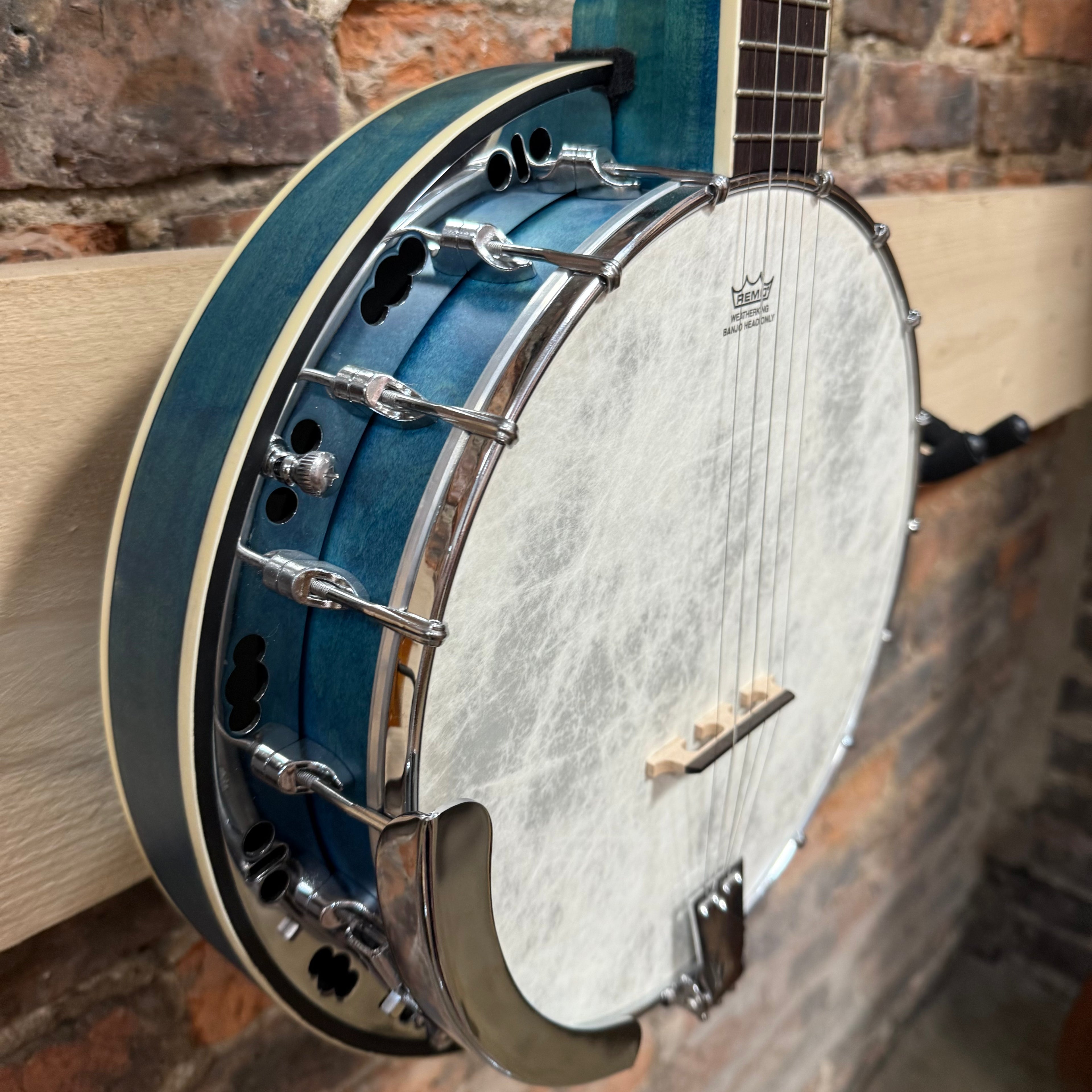 Ozark 5 String Banjo 2306G Blue