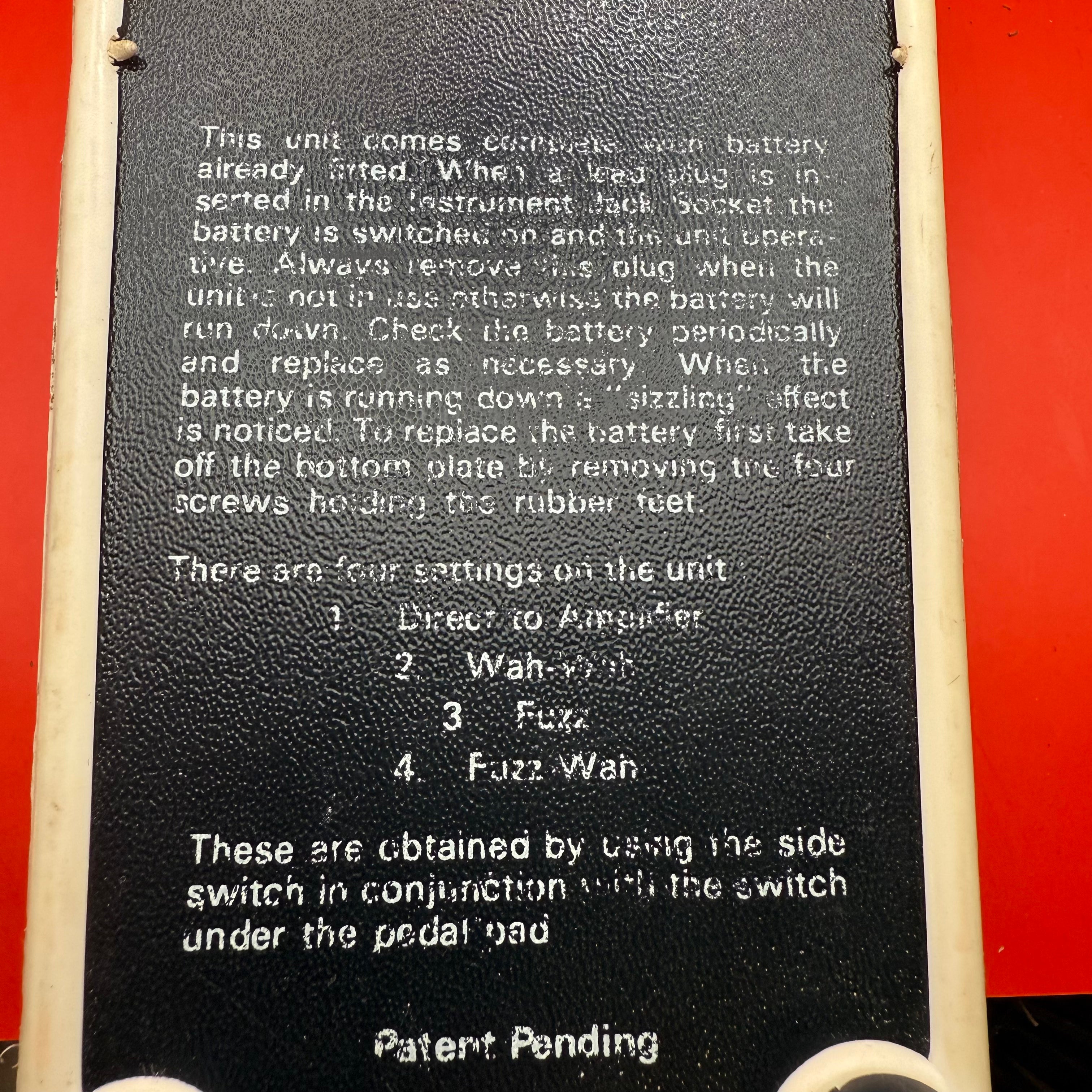 Pre loved JHS Triofex fuzz/wah