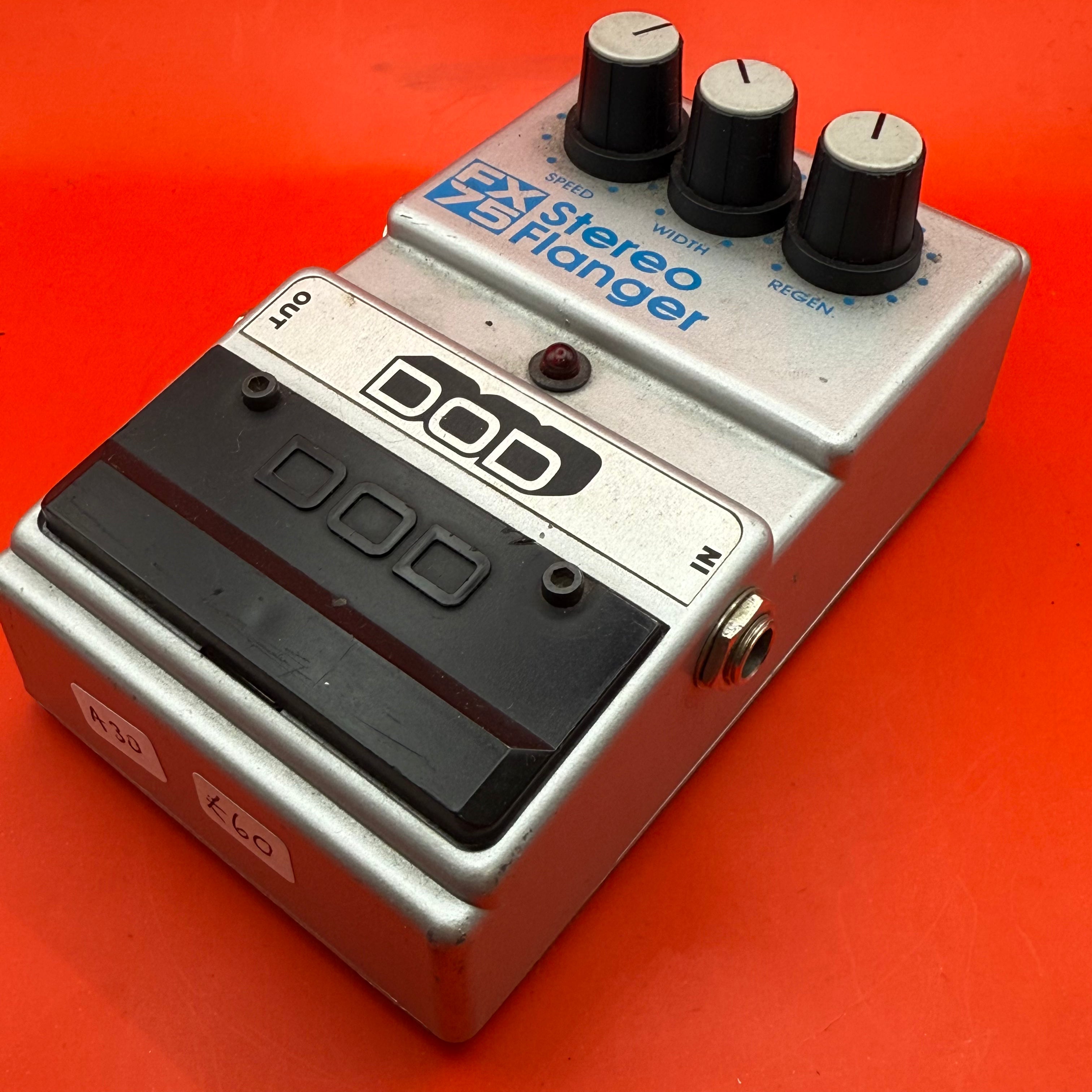 DOD FX75 Stereo Flanger Pre-Loved – RWB Music York DOD FX75 Stereo Flanger Pre-Loved – RWB Music York