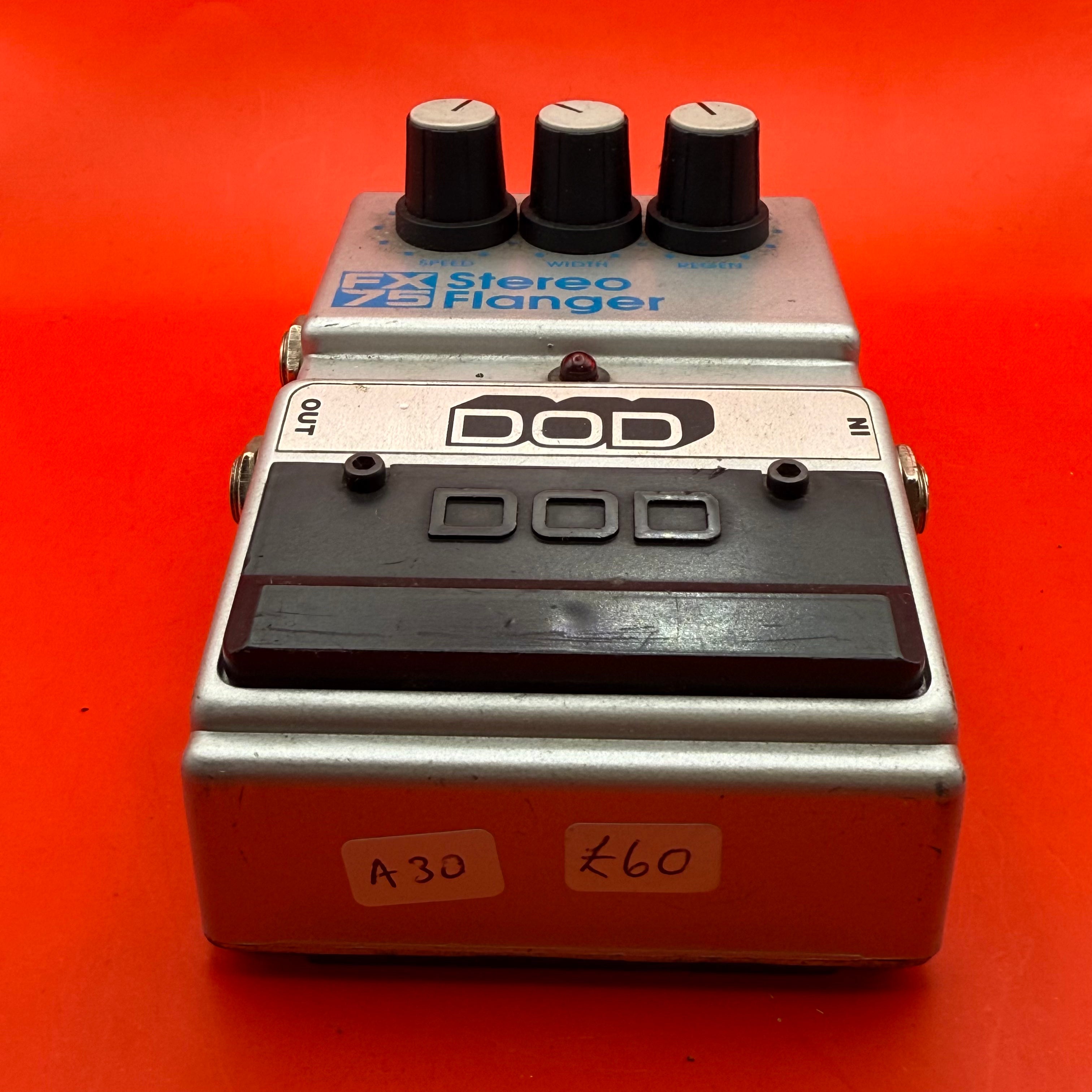DOD FX75 Stereo Flanger Pre-Loved – RWB Music York DOD FX75 Stereo Flanger Pre-Loved – RWB Music York