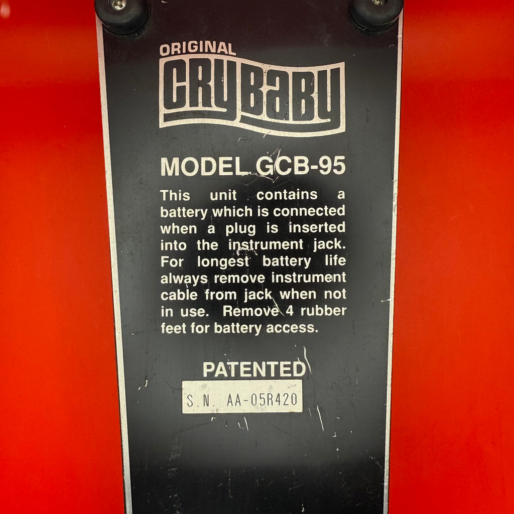 Dunlop Cry Baby Wah GCB95