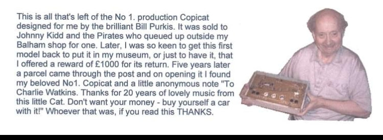 Watkins Copycat. Very Rare Pre-Loved