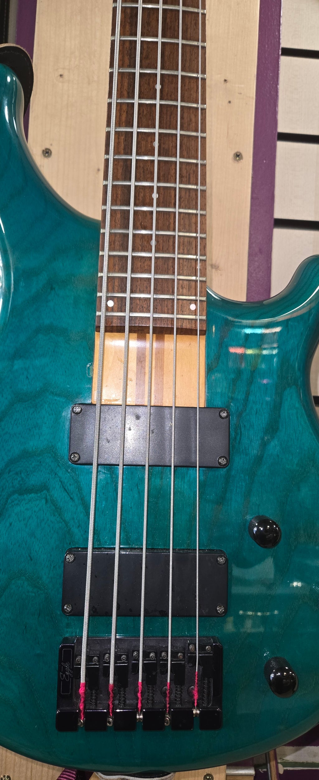 Pre loved Patrick Eggle Merlin V5 Bass guitar