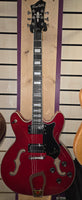 Hagstrom Viking Wild Cherry Transparent