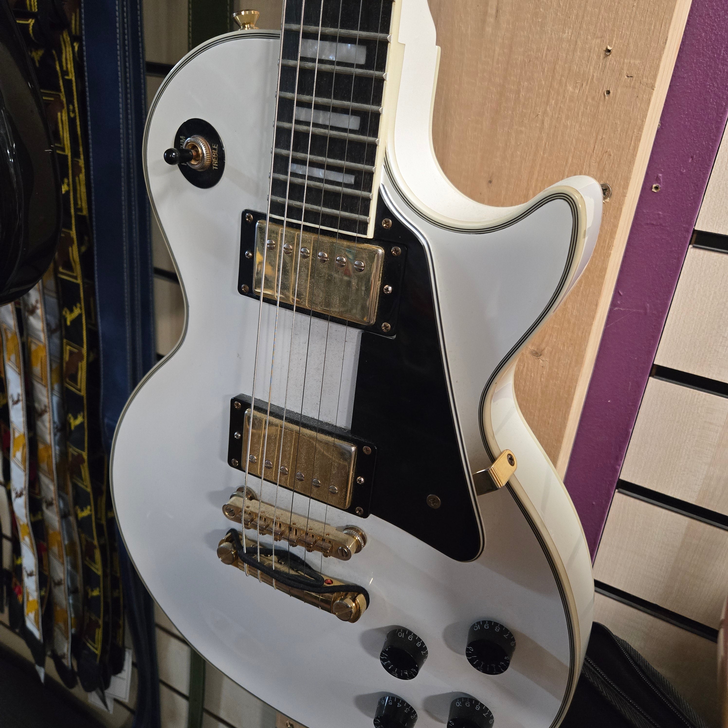 Pre loved Epiphone Les Paul Custom.  AW 2017