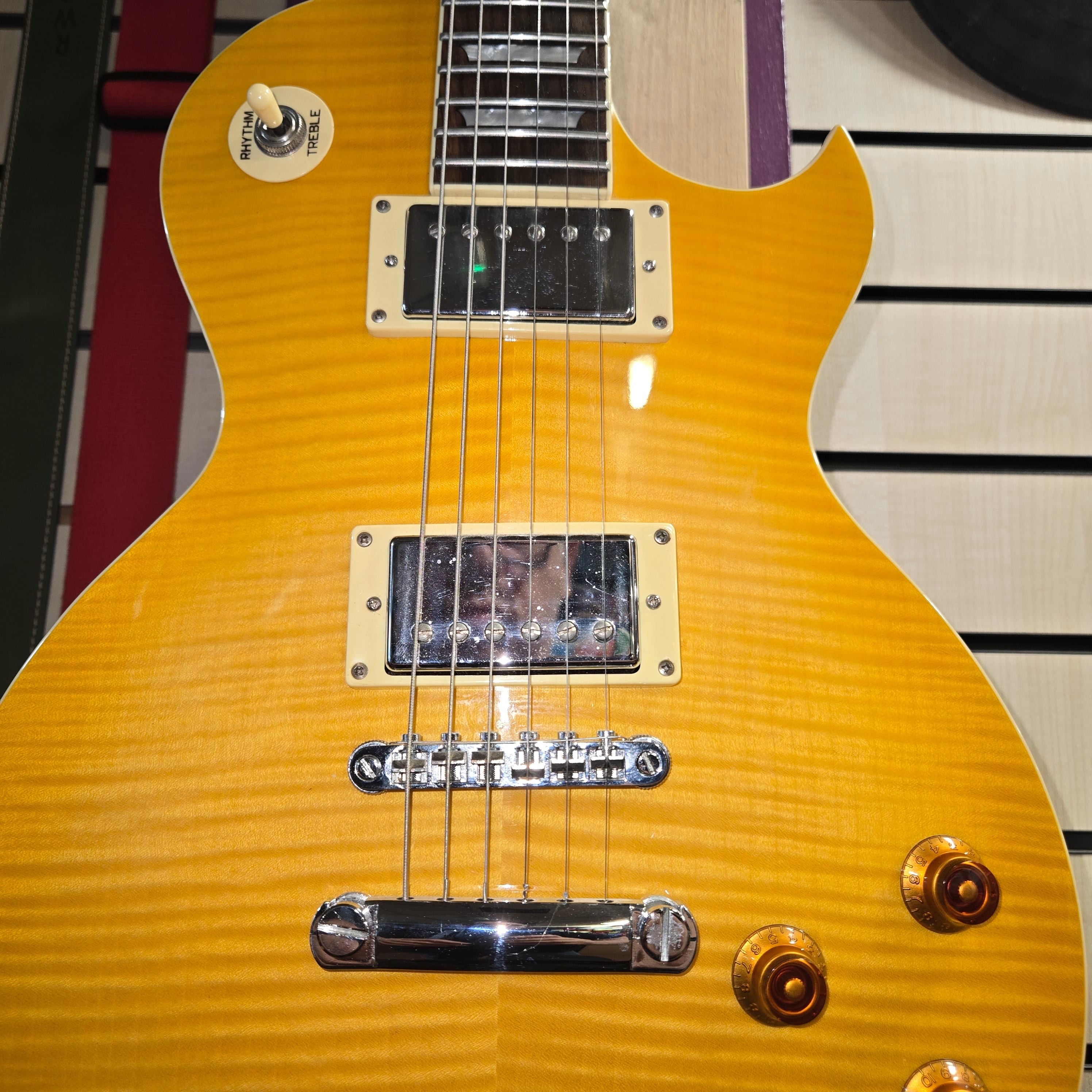 Pre loved Rally LP Style guitar.