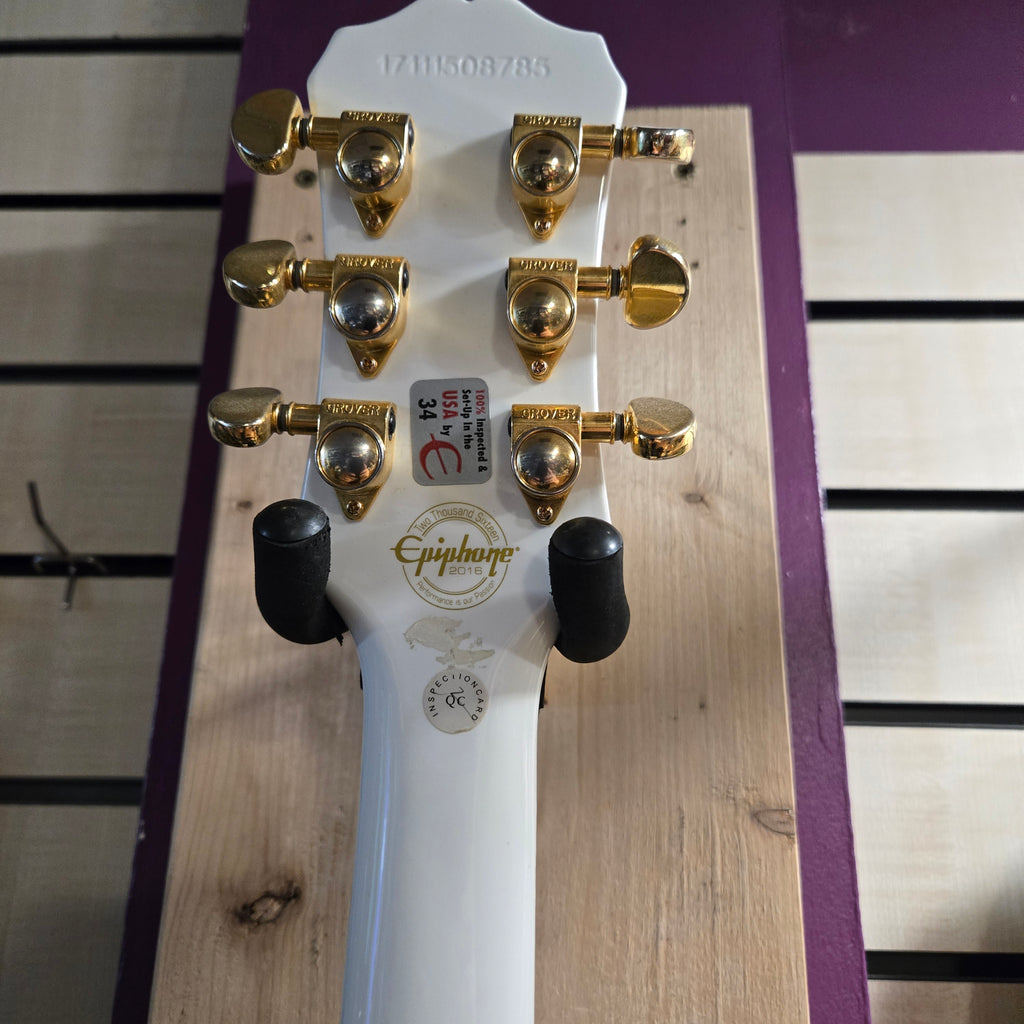 Pre loved Epiphone Les Paul Custom.  AW 2017