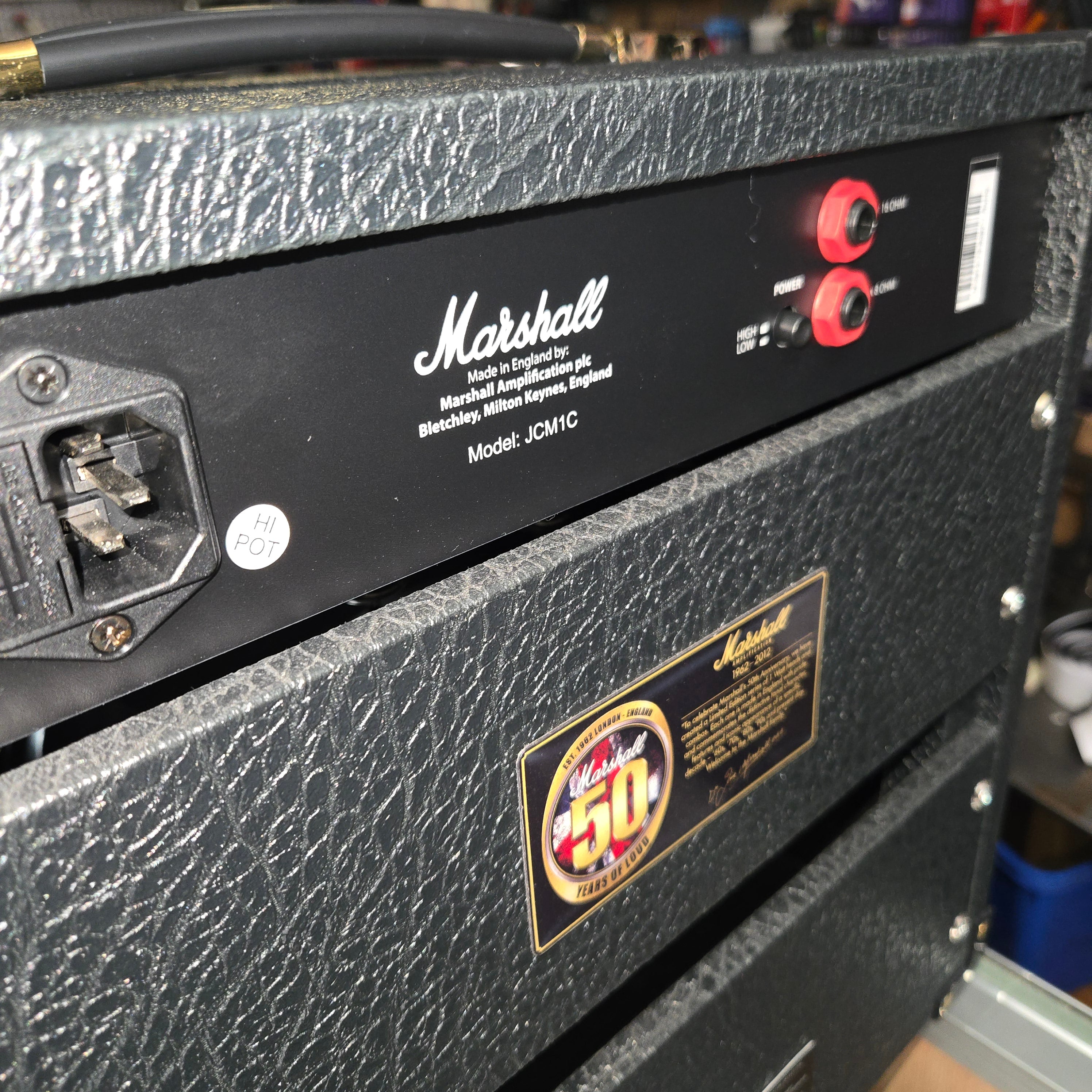 Pre loved Marshall JCM800 LEAD SERIES.  50Th anniversary