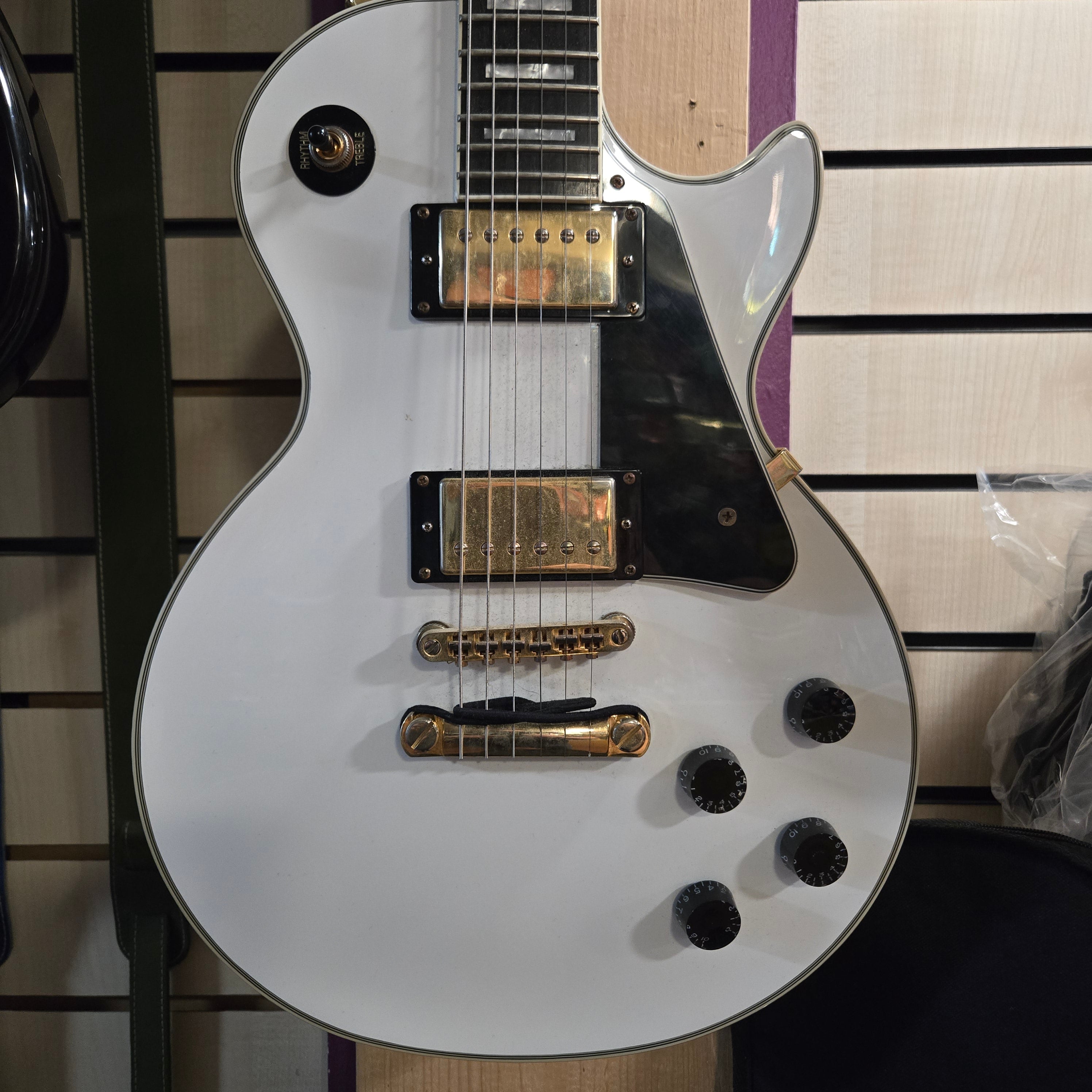 Pre loved Epiphone Les Paul Custom.  AW 2017