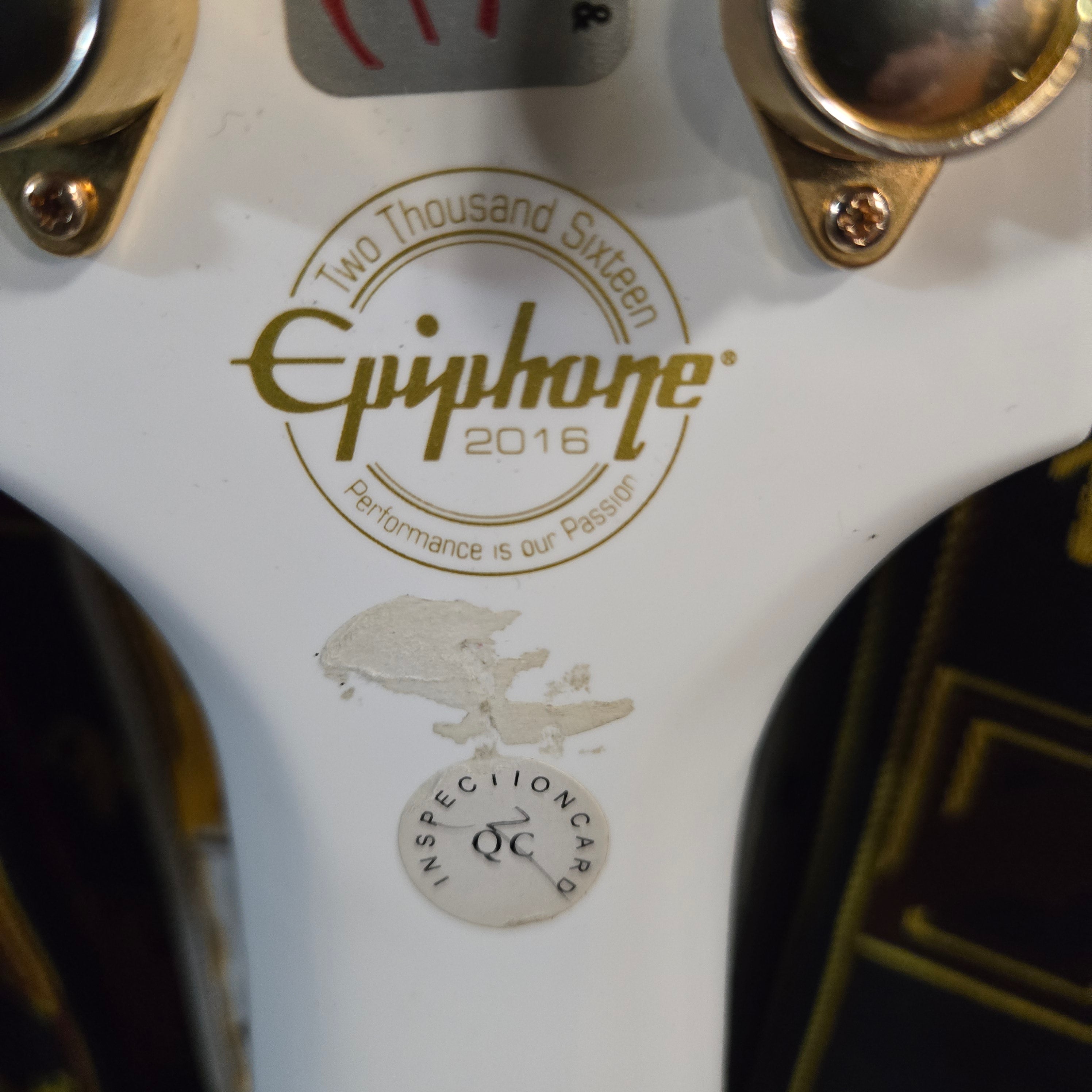 Pre loved Epiphone Les Paul Custom.  AW 2017
