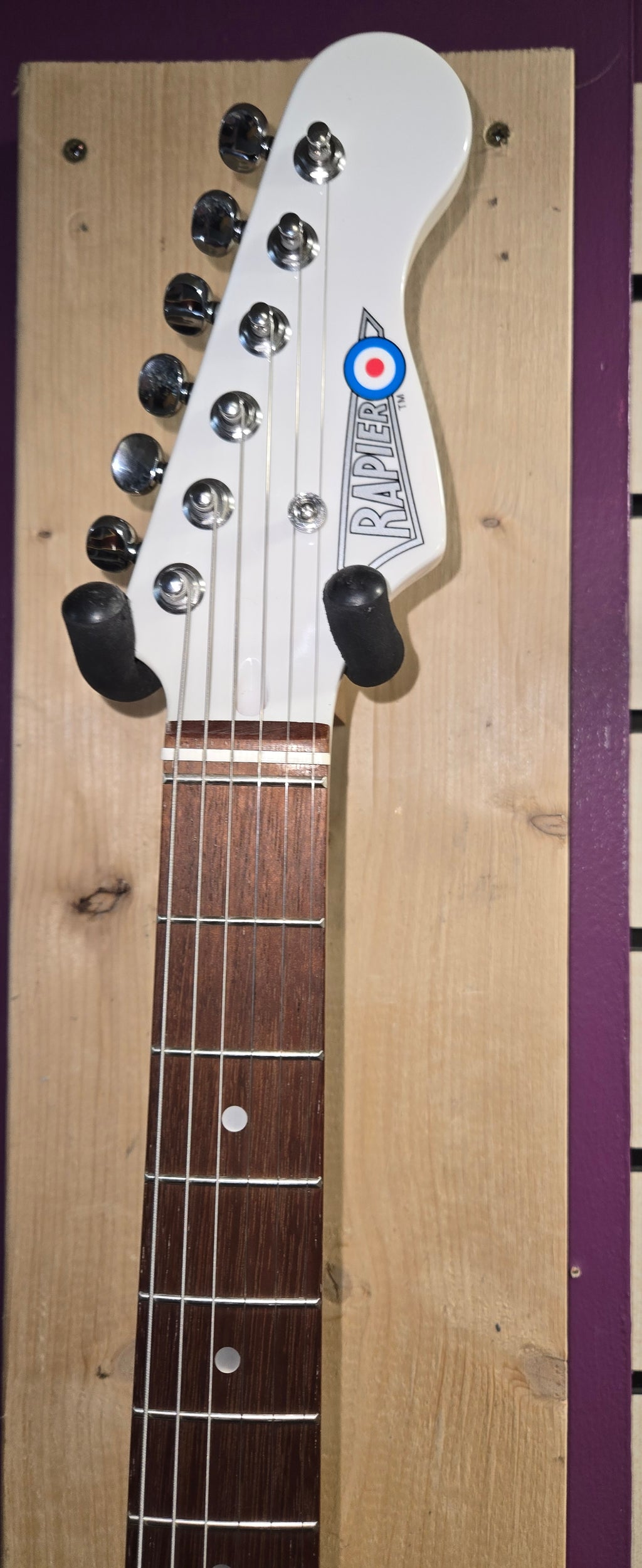 Rapier Deluxe Electric Guitar ~ Arctic White